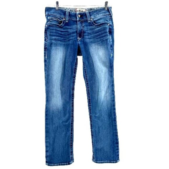 Ariat Jeans Ariat Womens Real Denim Rainstorm Straight Leg Riding